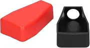 Hyuduo 10 Set Battery Terminal Protective Cover Rubber Flexible Lid Terminal Boots Insulating Covers for Top Pillar Cell Clamp,