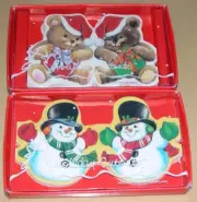 Russ Holiday Cutouts Snowmen and Bears Decorative Paper Garlands