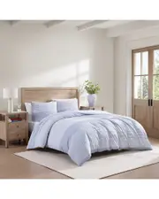 Tommy Hilfiger 150 Thread Count Modern Stripe Cotton Duvet Cover Set