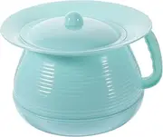 LOORGVEL Chamber Pot with Lid for Durable Portable Urinal for Home Use Premium Wear Resistant Easy to Clean for Potty Training and Travel