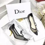 DIOR 圖案圓點圖案高跟鞋全盒