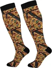[Caihoyu] Womens Compression Socks Compression Sock 15-20 mmHg for Nurses, Pregnancy, Flying, Running,Travel