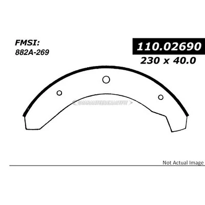 For Volkswagen Beetle Karmann Ghia Thing Centric Front Brake Shoe Set GAP