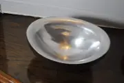 Metal Bowl Copper Color on the Outside Silver on the Inside Made to Look Like a