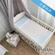 【TENDAYS】有機棉可水洗透氣嬰兒床(小單0-4歲 和風藍 可水洗記憶床)-買床送枕