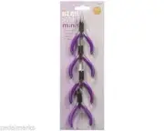 4 Pc CRAFT Mini PLIERS Set ~ Round, Flat, Chain Nose + Side Cutter 3" BeadSmith