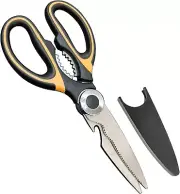 Ultra Sharp Stainless Steel Multi-function Kitchen Scissors Heavy Duty Shears .