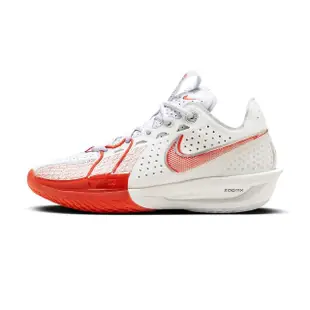 【NIKE 耐吉】Zoom GT Cut 3 男鞋 白紅色 訓練 實戰 運動 低筒 籃球鞋 DV2918-101