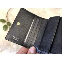 在飛比找Yahoo!奇摩拍賣優惠-【二手正品】 正貨 PRADA Small Leather 