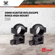 Vortex Hunter Rifle Scope Rings 30mm Tubes Black Highheight Weaver / Pic Mount