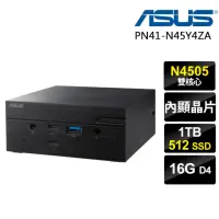 在飛比找momo購物網優惠-【ASUS 華碩】Intel迷你商用電腦(PN41-N45Y