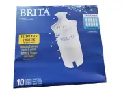 Sealed Genuine OEM Brita 987554 Pitcher Replacement Filters 10-Pack
