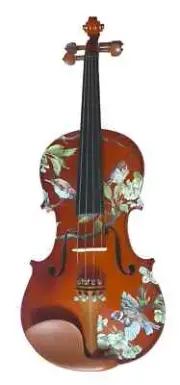 Song Bird Violin 1/2 w Brazilwood Bow Case Crystal Tuner Rosin Strings Setup
