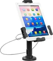 Mount-It! Anti-Theft Locking Tablet Stand | POS Tablet Stand Kiosk for iPad, iPad Air, iPad Mini, Samsung Tab, Surface Go and 7.9 to 10.5 Inch Tablets | Tablet Holder with Wall Mount Add-on (MI-3784)