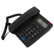 Concept Corded Landline Phone, Black