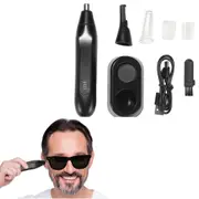 2 in 1 Electric Nose Hair Trimmer For Men Eyebrow Beard Trimmer with Battery