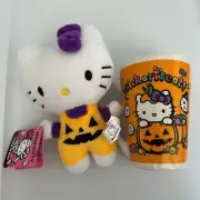 Hello Kitty Halloween Theme Mug and Plush
