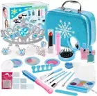 Frozen Kids Makeup Kit for Girl Toys, Frozen Queen Makeup Set for Girls, Real...