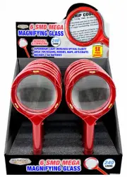Shawshank Ledz 702423 6 SMD Mega Magnifying Glass, LED Light - Quantity 12