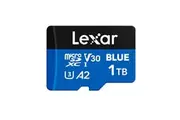 Lexar BLUE microSDXC UHS-I Card 1TB 1TB - C10, A2, UHS-I(U3), V30, up to 160MB/s read Reader or Lexar Professional Multi-Card 3-in-1 USB 3.1 Reader