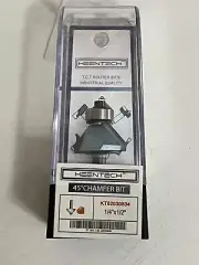 New KEENTECH Core Box Router Bit 45* Chamfer 1/4 X 1/2