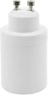 zolyet GU10 to E26/E27 Adapter GU10 Bayonet Base to E26/E27 Screw Bulb Socket Adapter Converter 3-Pack White