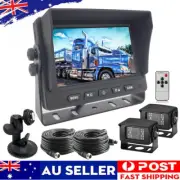 5" Car Monitor 2x Rear View Reversing Camera 800X480 2CH For Tractor RV Trailer