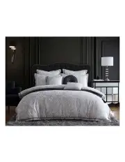 [DaVinci] Alexander Quilt Cover Set in Silver