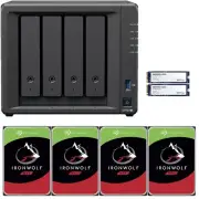Synology DS423+ NAS 2GB RAM 800GB Cache 32TB (4x8TB) Seagate Ironwolf Drives