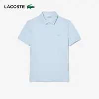 在飛比找momo購物網優惠-【LACOSTE】男裝-經典巴黎商務短袖Polo衫(溪水藍)