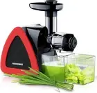 Portable Juicer, Low Noise Electric Cold Press Juicer with Reverse Function, ...