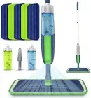 Spray Mops Microfiber Floor for Cleaning -Wet Dust Mop with 2 Refillable Bottle
