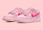 Nike Dunk Low Triple Pink (GS) US6Y | Free Shipping | DISCOUNT CODE