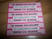 3 Joe Cocker Up Where We Belong / Sweet Lil Woman Jukebox Title Strips