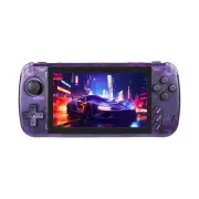 Retro Handheld Game Console - 4.5 Inch Screen - Quad-Core - 32G - Hd Tv Out - Purple Transparent - 32G