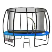 Kahuna 10ft Trampoline w Net Enclosure in Blue