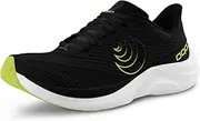 [Topo Athletic] Cyclone 3 Men's Running Shoes Lightweight Comfortable 5mm Road Running Shoes, Black Lime Green, 9.5 AU