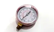 REFRIGERATION MANIFOLD GAUGE - HIGH SIDE - RED 500PSI MAX R22 R12 R502 - RG-500