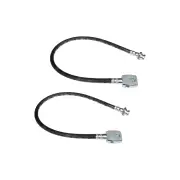2 Pcs Roadsafe Rear 5-6"Lift Rubber Extended Brake lines for Nissan Patrol GQ