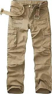 [KOCTHOMY] Cargo Pants Women High Waisted Wide Leg Pants Classic Casual Work Pants with 8 Pockets No Belt