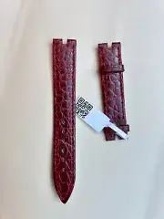 100% Origina Corum 15mm x 15mm Red Krokodil Watch Strap Band NOS ladies