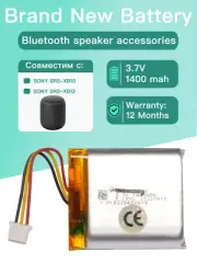 3.7V Battery for Sony SRS-XB10 SRS-XB12 Portable Speaker