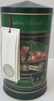Musical Crabtree & Evelyn Scentsational 6 Hand Therapy Tin, "Sleigh Ride"