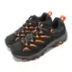 Merrell 登山鞋 Moab 3 GTX 男鞋 黑 橘 防水 越野 戶外 郊山 低筒 反光 ML037025