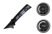 SAAS pillar pod boost/vacuum voltmeter gauges for Toyota Hilux 2005-2015