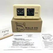 Yoshitomo Nara WALK ON Art Table Flip Clock TWEMCO Patapata Beige w/box NEW JPN