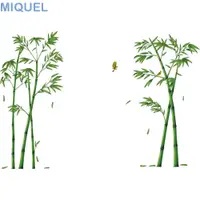 在飛比找蝦皮購物優惠-MIQUEL壁畫視窗客廳優雅的聚氯乙烯裝潢青竹牆貼自己動手做