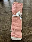 POTTERY BARN Stevie Ombré Table Runner White to Warm Blush Pink Peach 18 X 108