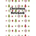 CHRISTMAS NOTEBOOK: NOTEBOOKS MARBLE - CHRISTMAS GIFTS NOTEBOOK-BLANK AND LINED NOTEBOOK JOURNAL - HALF AND HALF DUAL NOTEBOOK