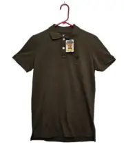 American Eagle Outfitters Core Flex Men's Polo Shirt Classic Fit XS Brown NEW